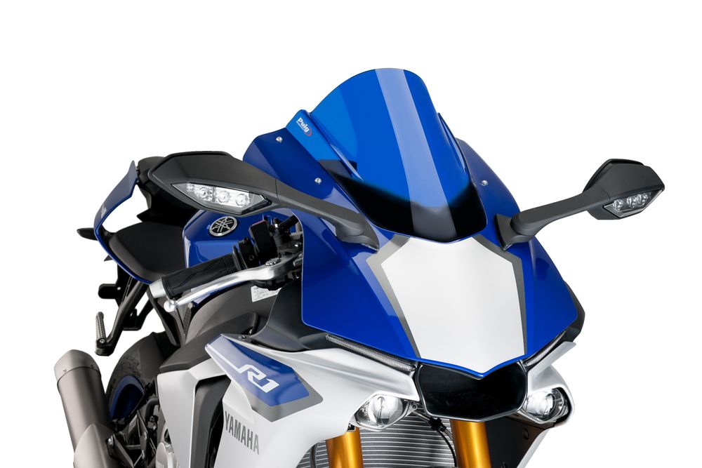 PUIG 7648A Z-Racing Scheibe passend fuer YAMAHA YZF-R1 Blau