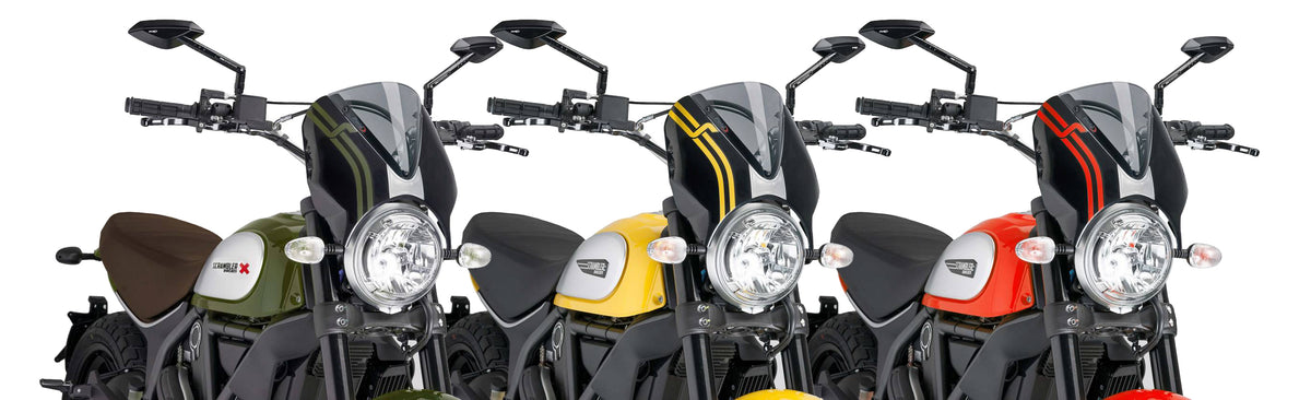 PUIG 7652H Retrovision passend fuer DUCATI SCRAMBLER ICON Getönt