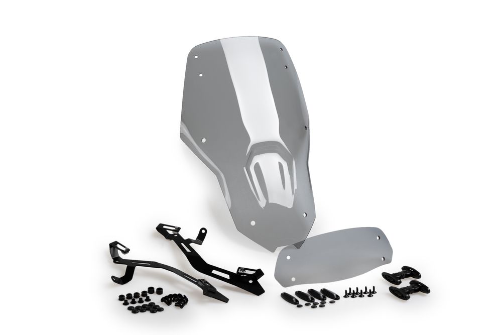 PUIG 21739H Tourenscheibe mit Spoilerscheibe passend fuer HONDA CRF1100L AFRICA TWIN ADVENTURE SPORTS Getönt