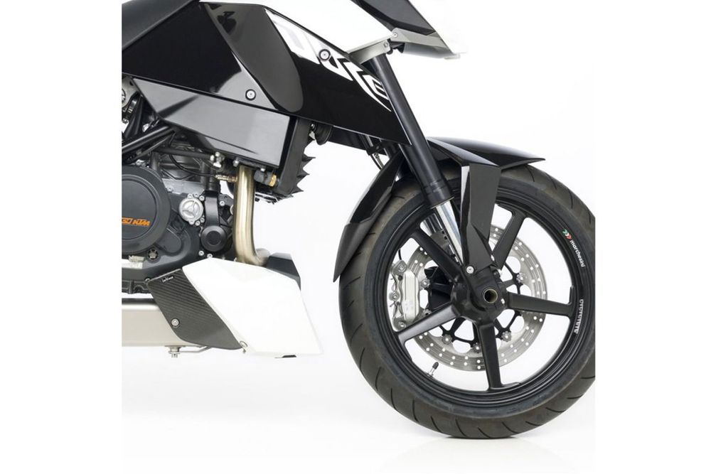 PUIG 9928N Verlängerung des vorderen Schutzblechs passend fuer KTM 690 DUKE Schwarz