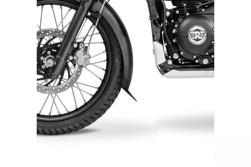 PUIG 21170N Verlängerung des vorderen Schutzblechs passend fuer ROYAL ENFIELD HIMALAYAN 410 Schwarz