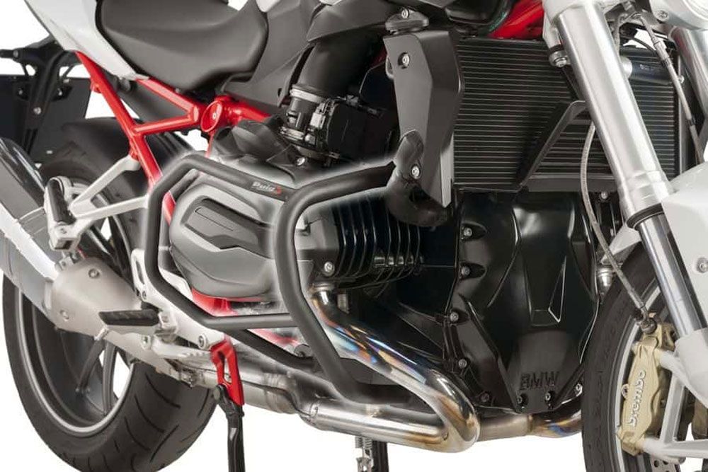 PUIG 7768N Sturzbügel passend fuer BMW R1200R Schwarz