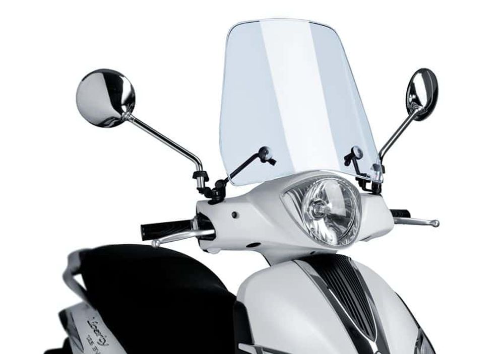 PUIG 8469W Rollerscheibe Urban passend fuer PIAGGIO LIBERTY 50 Transparent