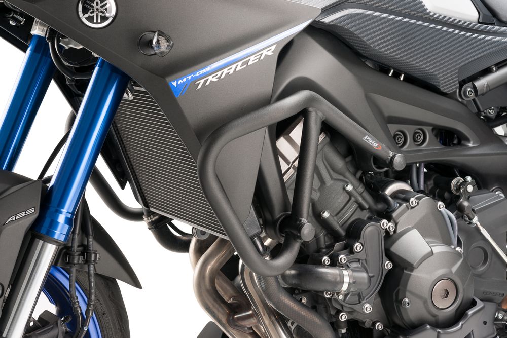 PUIG 7777N Sturzbügel passend fuer YAMAHA MT-09 TRACER Schwarz