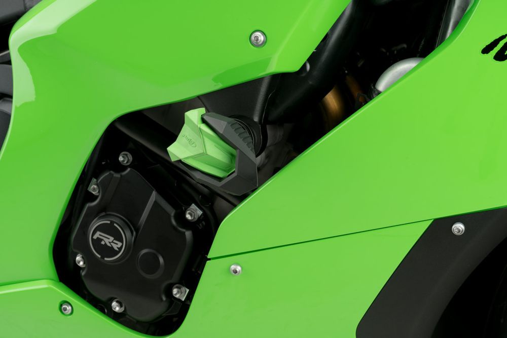 PUIG 5702N Sturzpads R19 passend fuer KAWASAKI ZX-10R Schwarz