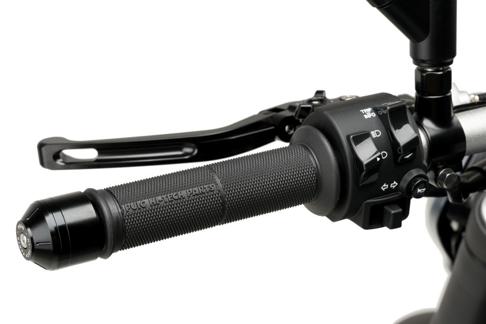 PUIG 6404N Basic Griffe  passend fuer KAWASAKI KLE500 Schwarz