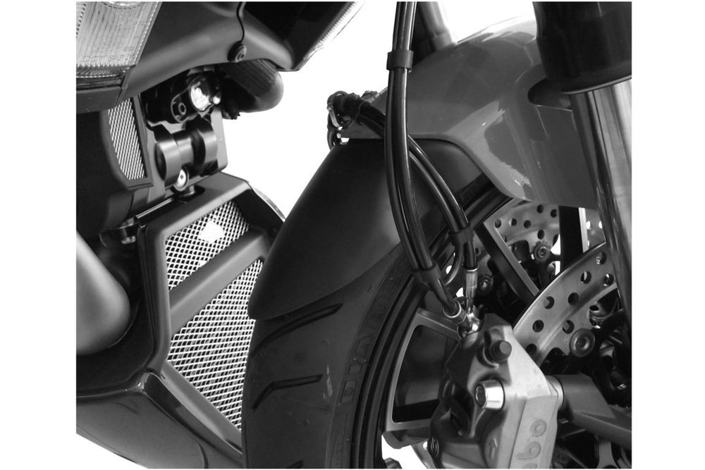 PUIG 6178N Verlängerung des vorderen Schutzblechs passend fuer DUCATI DIAVEL Schwarz