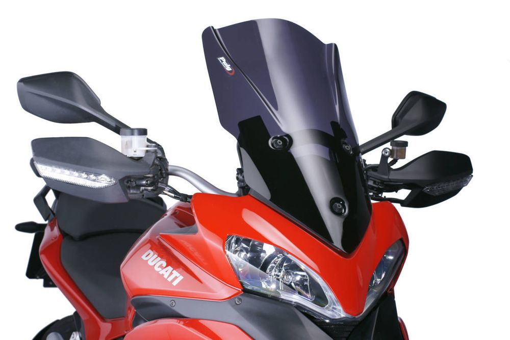 PUIG 5250F Tourenscheibe Plus passend fuer DUCATI MULTISTRADA 1200 Stark getönt