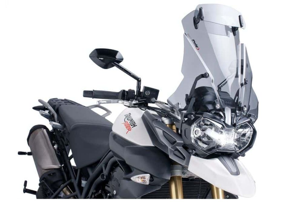 PUIG 5918H Tourenscheibe mit Spoilerscheibe passend fuer TRIUMPH TIGER 800 Getönt