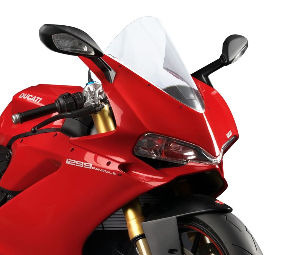 PUIG 7621W R-Racer Scheibe passend fuer DUCATI 1299 PANIGALE Transparent