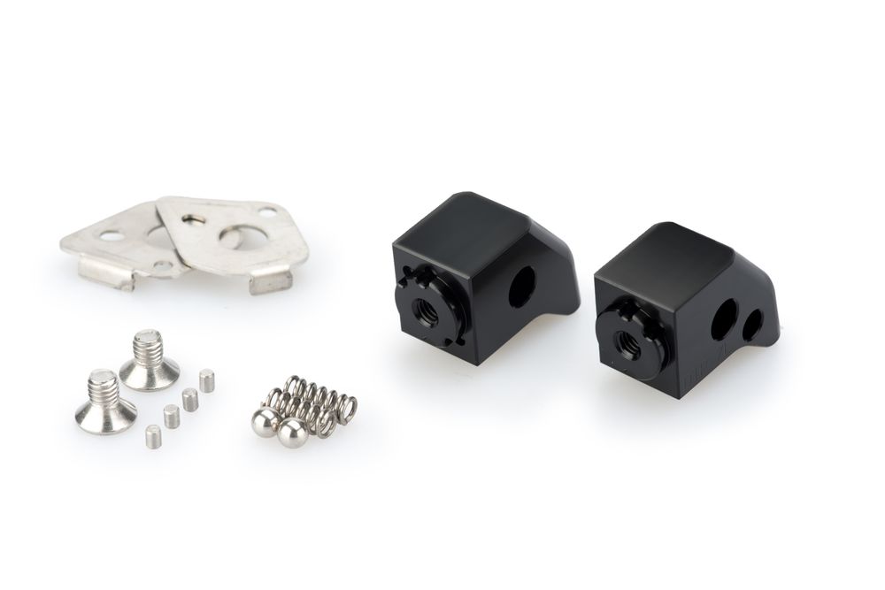 PUIG 20259N Vintage Fußrasten passend fuer TRIUMPH TIGER 800 Schwarz