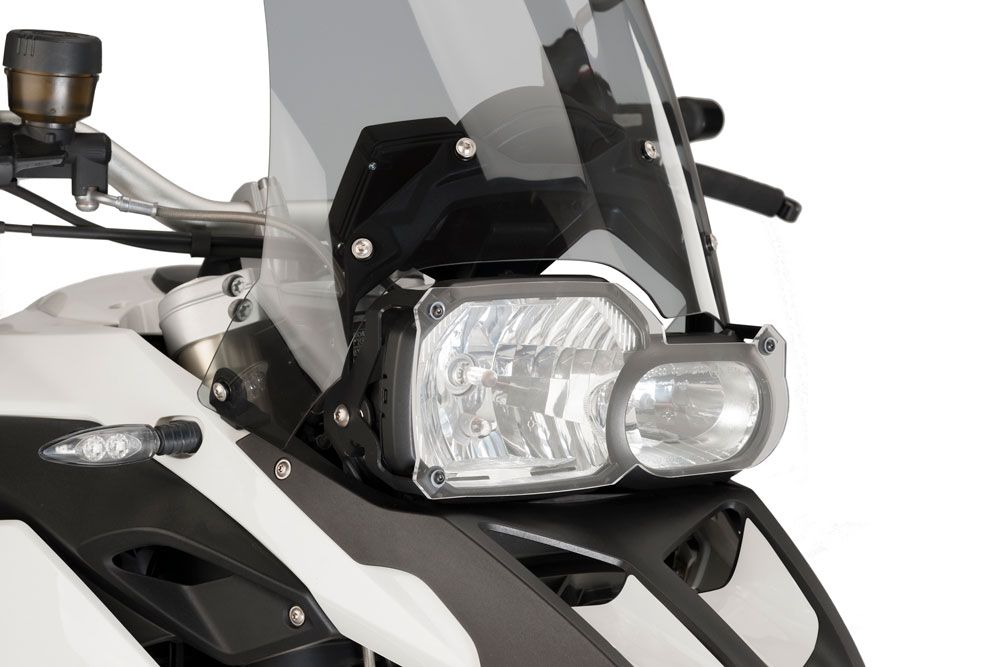 PUIG 8123W Scheinwerferschutz passend fuer BMW F700GS Transparent