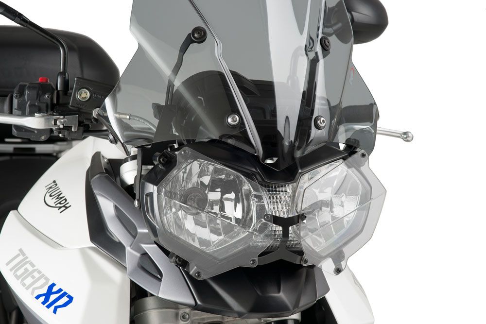 PUIG 8124W Scheinwerferschutz passend fuer TRIUMPH TIGER 800 Transparent