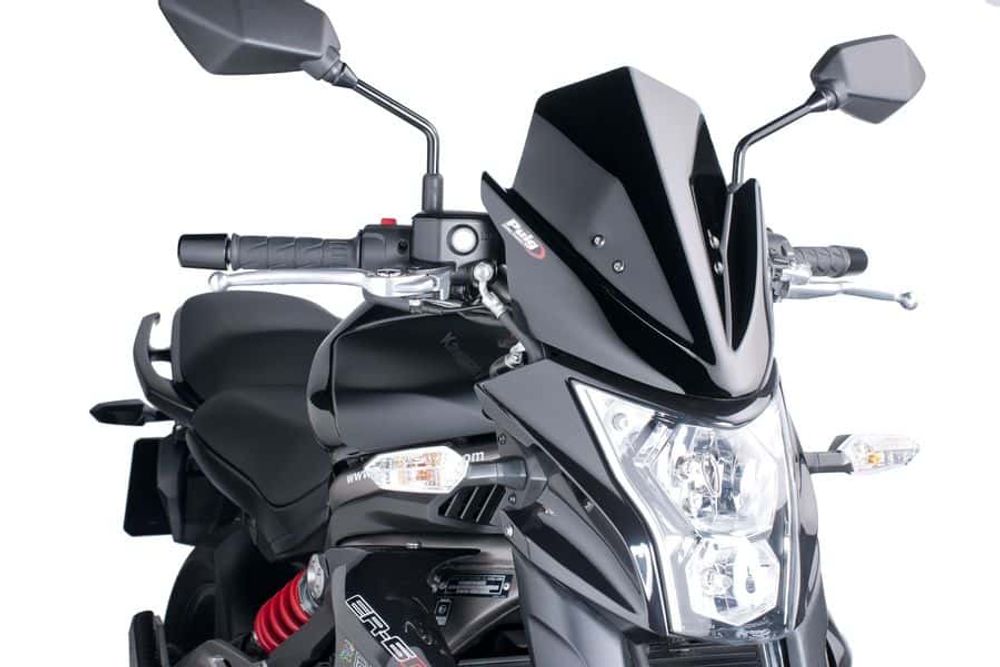 PUIG 5997N New Generation Sport passend fuer KAWASAKI ER-6N Schwarz