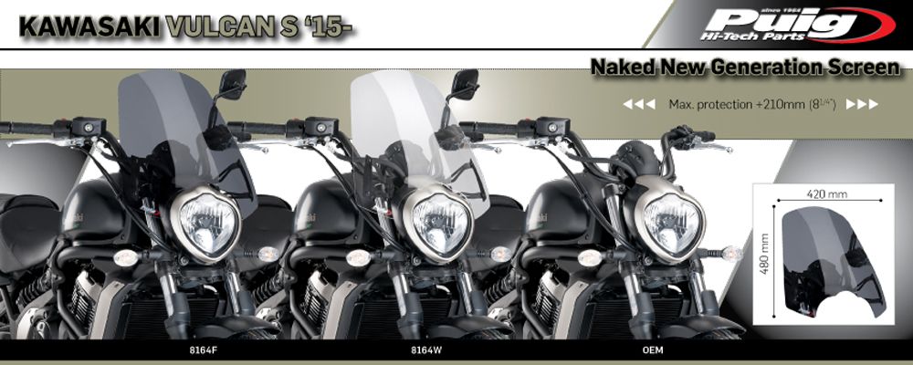 PUIG 8164H New Generation Touring passend fuer KAWASAKI VULCAN S Getönt