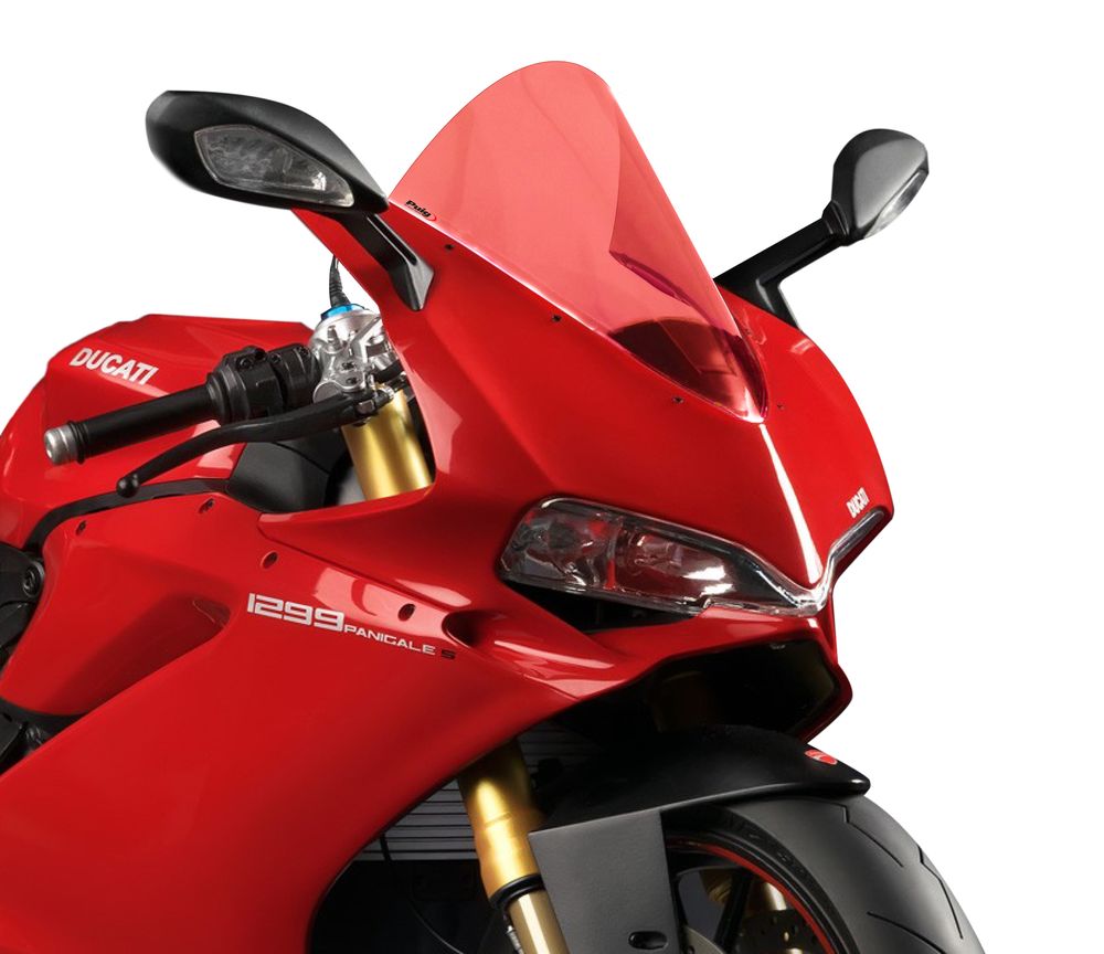 PUIG 7621R R-Racer Scheibe passend fuer DUCATI 1299 PANIGALE Rot
