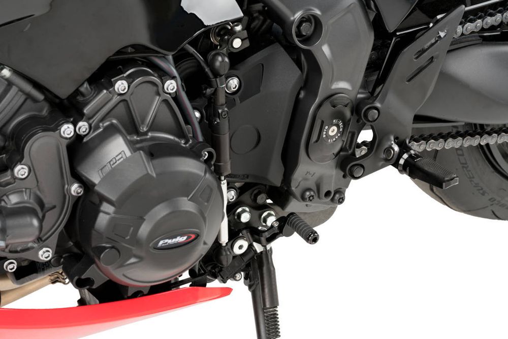 PUIG 21469N Verstellbares Gangschaltpedal passend fuer YAMAHA MT-09 Schwarz