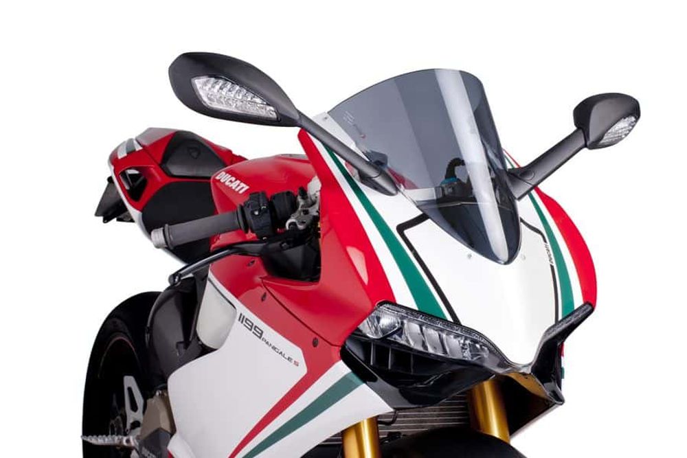 PUIG 5990H R-Racer Scheibe passend fuer DUCATI 1199 PANIGALE Getönt