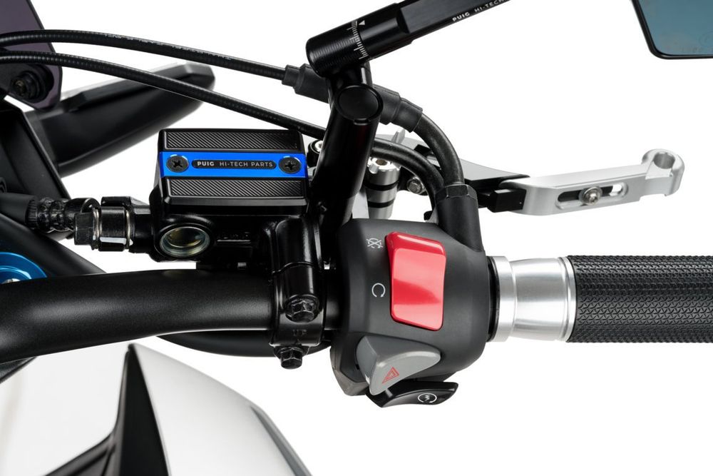 Puig 9274A Kupplungsflüssigkeitsbehälterdeckel verfügbar für HONDA CBR250R Blau