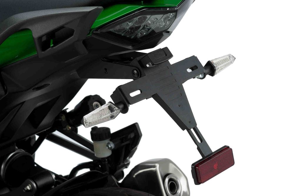PUIG 5735N Kennzeichenhalters passend fuer KAWASAKI Z1000SX Schwarz