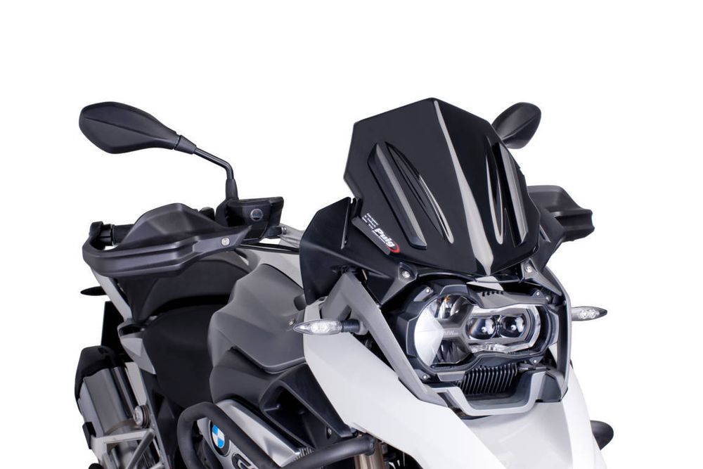 PUIG 6487N Sportscheibe passend fuer BMW R1200GS Schwarz