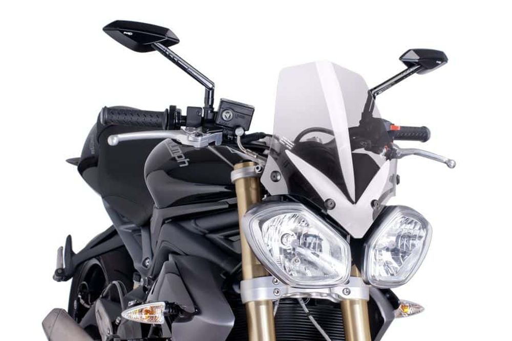 PUIG 5658W New Generation Sport passend fuer TRIUMPH SPEED TRIPLE 1050 Transparent