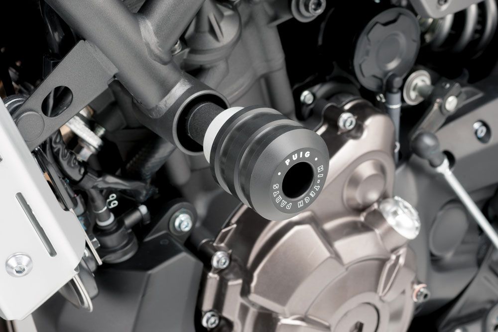 PUIG 8593N Sturzpads Vintage passend fuer YAMAHA XSR700 Schwarz