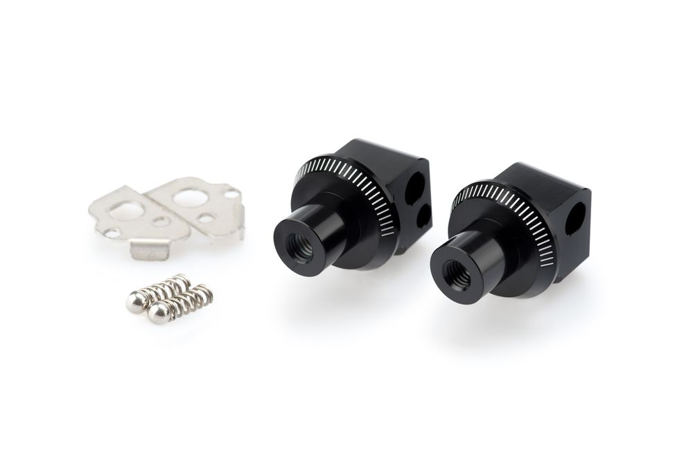 PUIG 7241N Vintage Fußrasten passend fuer BMW G650GS Schwarz