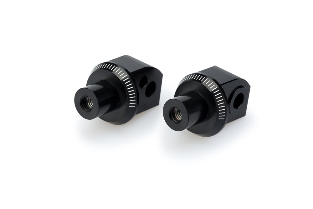 PUIG 9697N Vintage Fußrasten passend fuer BENELLI LEONCINO 500 Schwarz