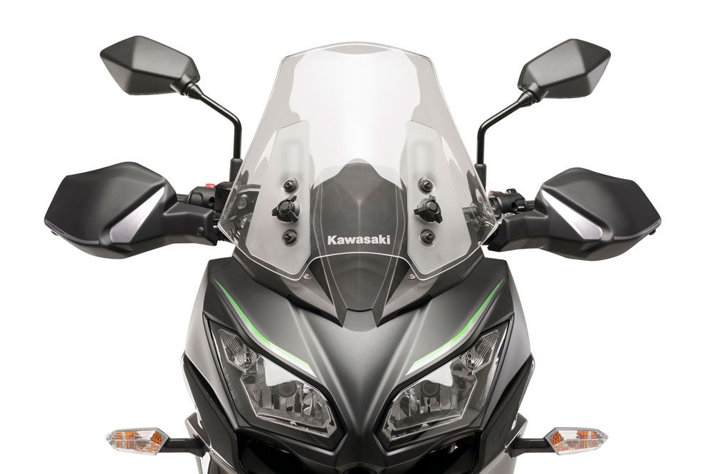 PUIG 8951J Handschutzprotektoren passend fuer KAWASAKI VERSYS 1000 Mattschwarz
