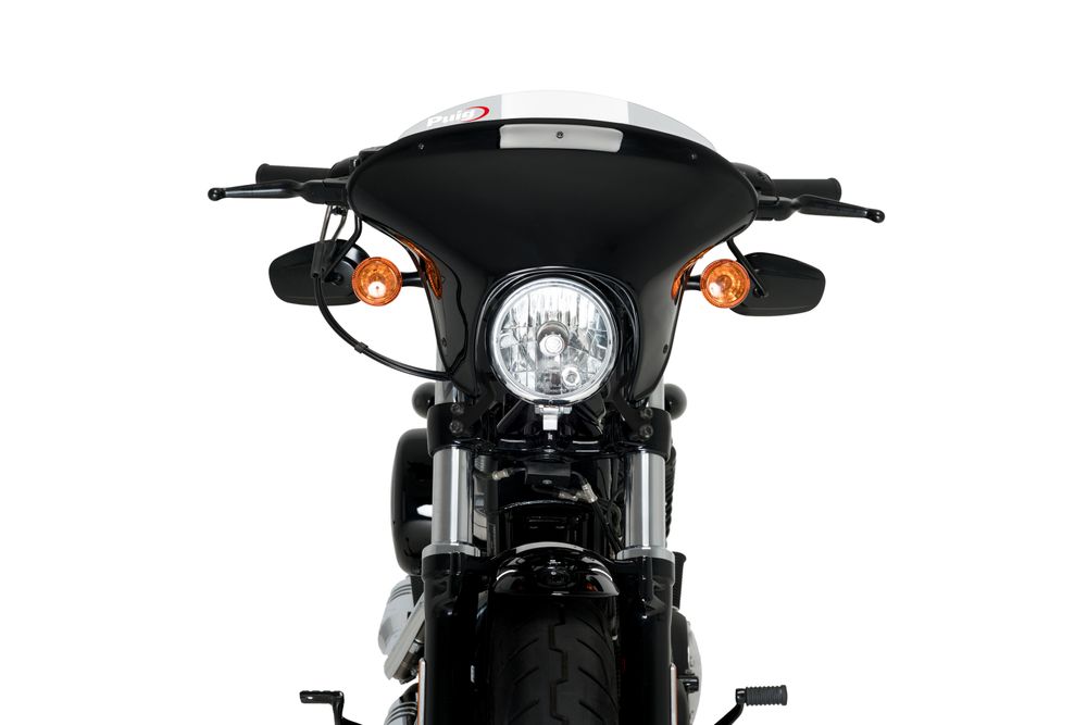PUIG 21055W Batwing SML Sport passend fuer HARLEY DAVIDSON SPORTSTER FORTY-EIGHT XL1200X Transparent