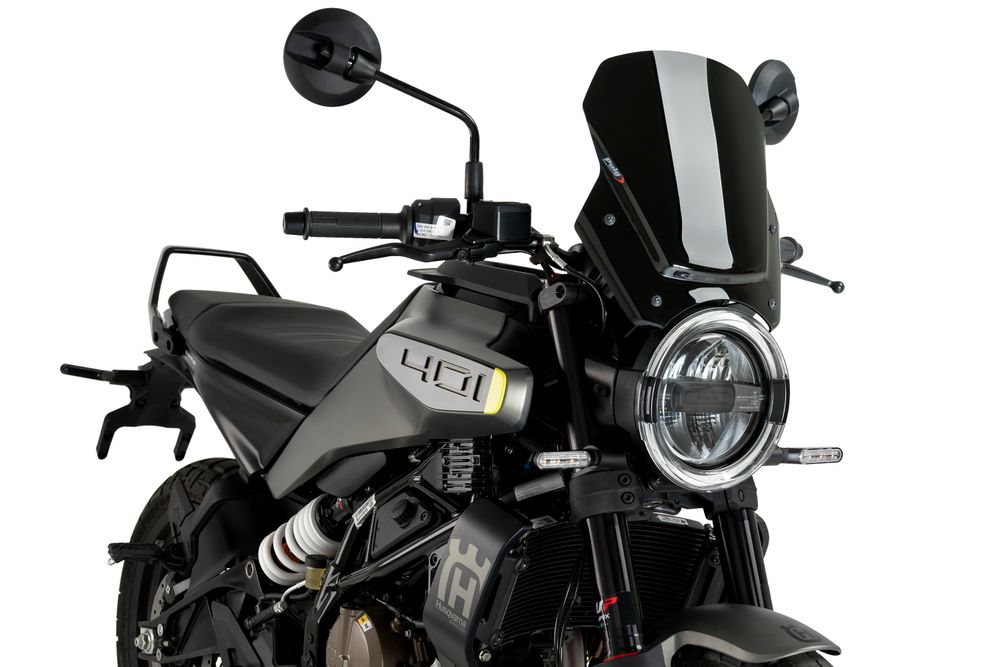 PUIG 22188N New Generation Sport passend fuer HUSQVARNA SVARTPILEN 125 Schwarz