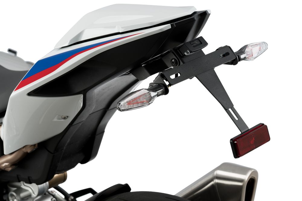 PUIG 3705N Kennzeichenhalters passend fuer BMW S1000RR Schwarz