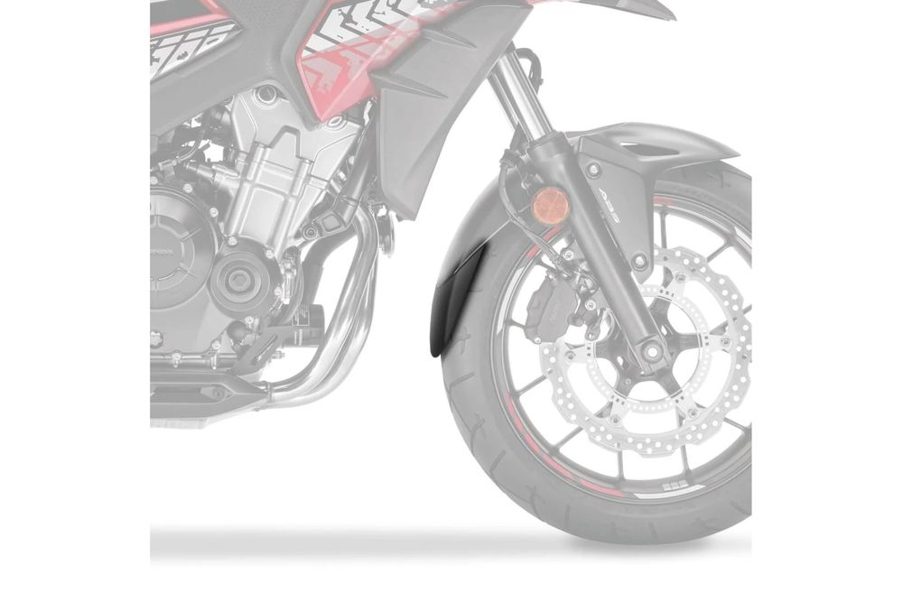 PUIG 21254N Verlängerung des vorderen Schutzblechs passend fuer KAWASAKI Z650RS Schwarz