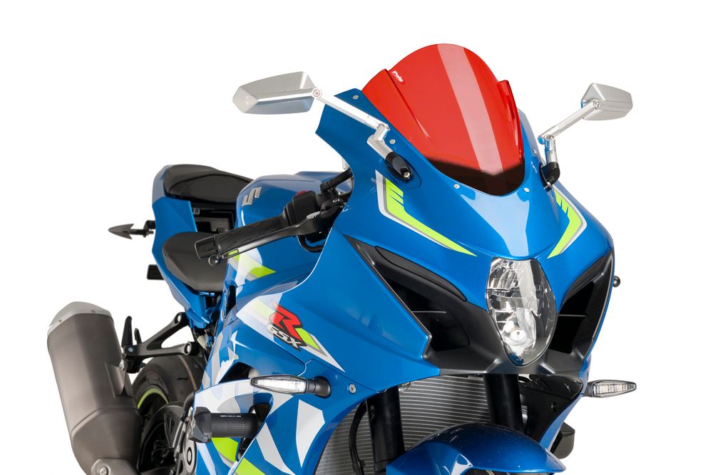 PUIG 9013R Z-Racing Scheibe passend fuer SUZUKI GSX-R1000 Rot