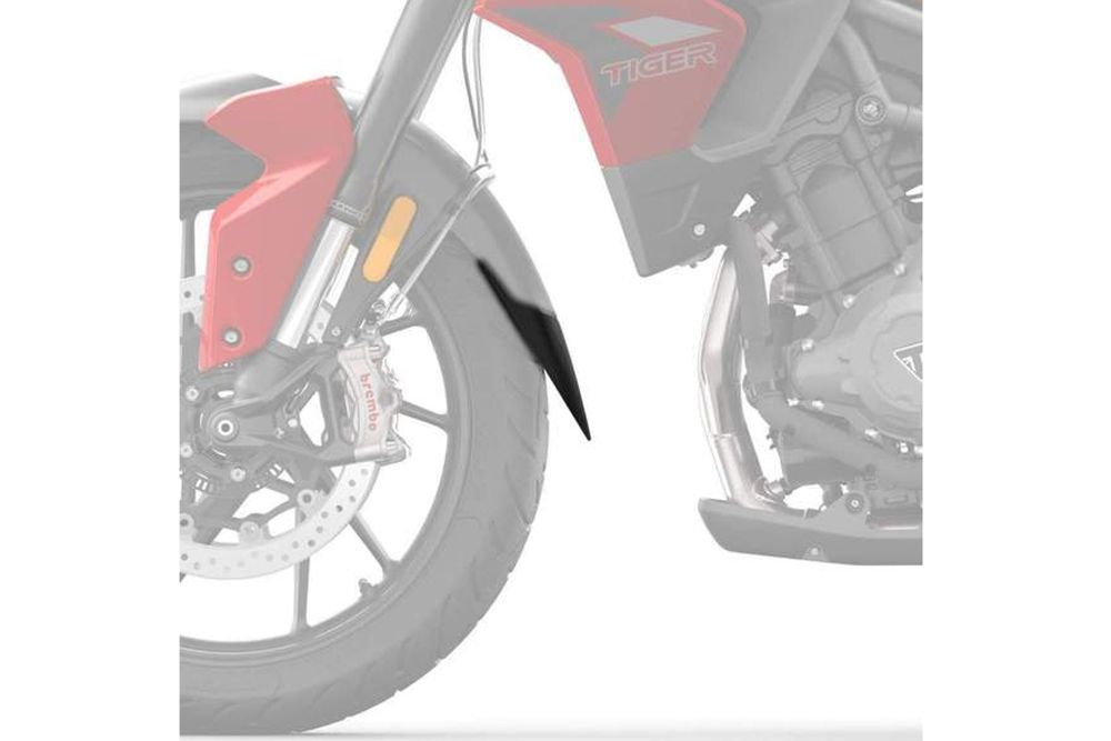 PUIG 20403N Verlängerung des vorderen Schutzblechs passend fuer TRIUMPH TIGER 900 Schwarz
