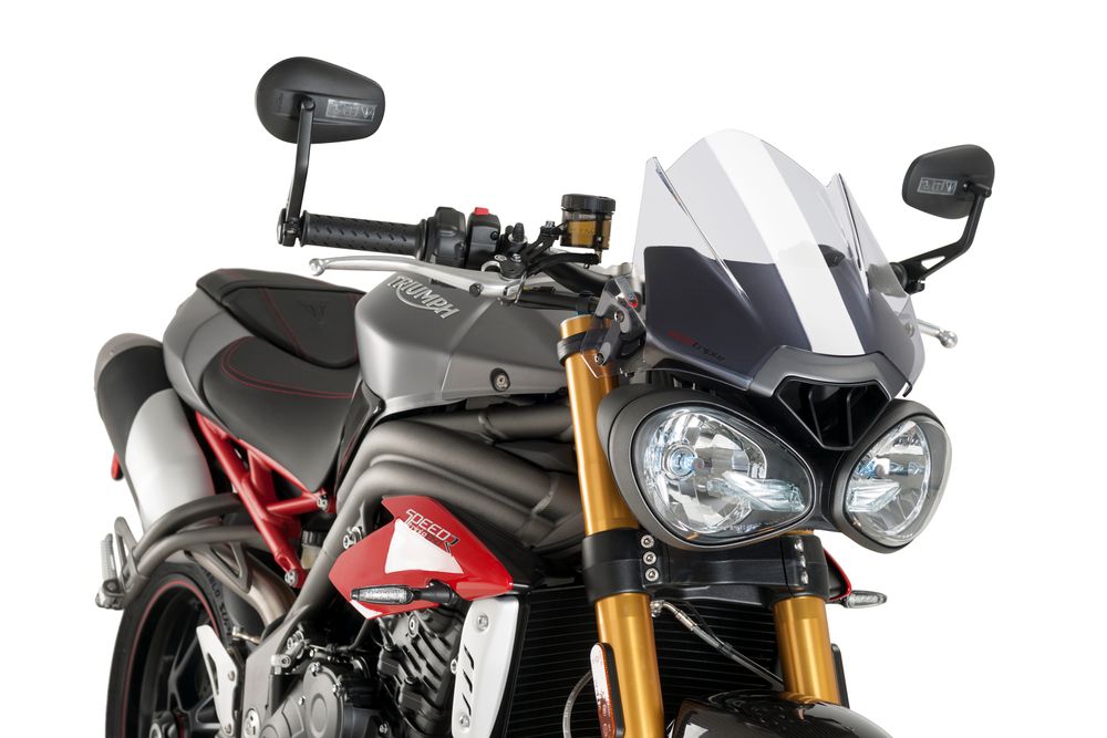 PUIG 8929W New Generation Sport passend fuer TRIUMPH SPEED TRIPLE 1050 R Transparent