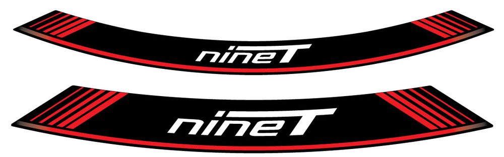 PUIG 9133R Rim Strips Specials passend fuer BMW R NINET Rot
