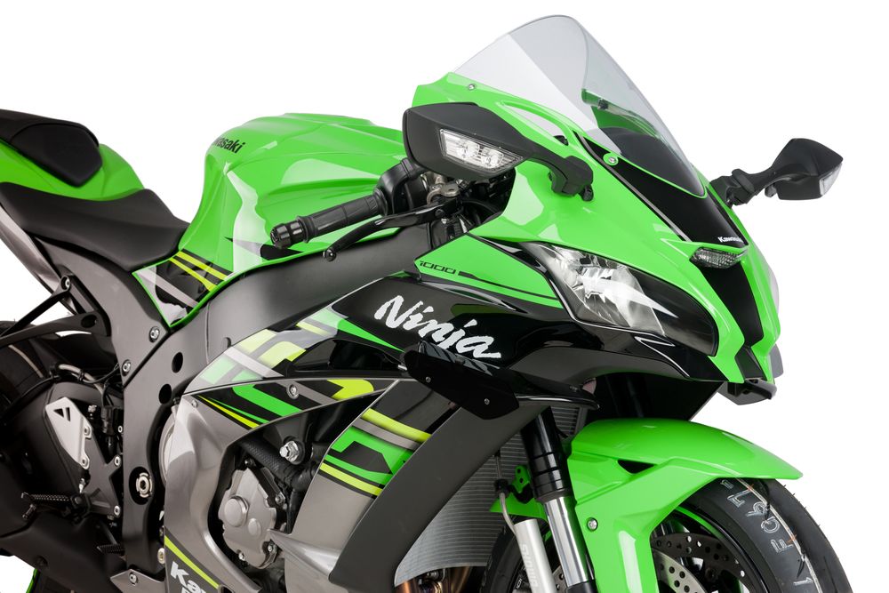 PUIG 9882N Sport Side Spoiler passend fuer KAWASAKI ZX-10R Schwarz