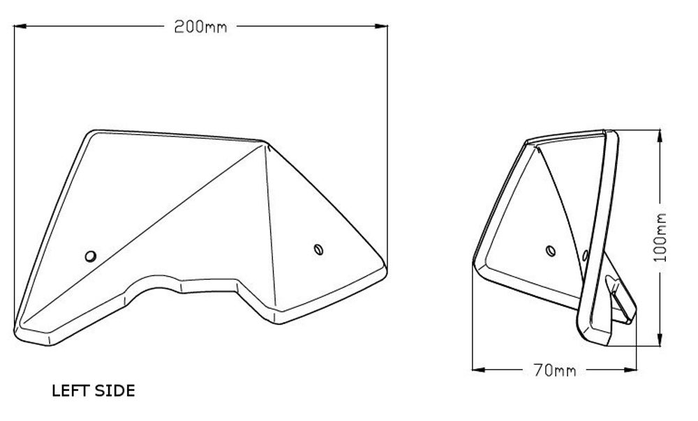 Puig 9175N Nozzle Abdeckung verfügbar für BMW R1200GS Schwarz