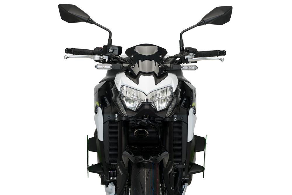 PUIG 20284V Naked Side Spoiler passend fuer KAWASAKI Z900 Grün