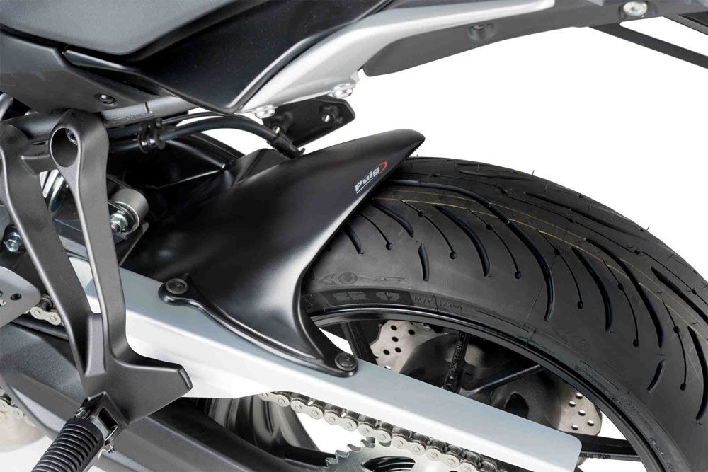 PUIG 9205J Hinterradabdeckungen passend fuer YAMAHA MT-07 TRACER Mattschwarz