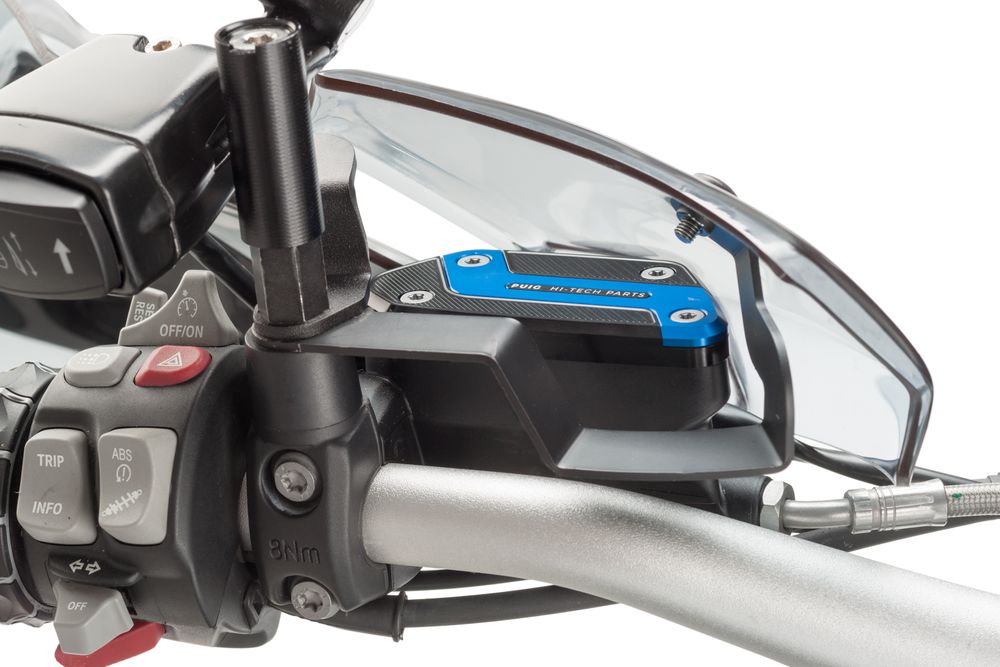 PUIG 9273A Vorderer Bremsflüssigkeitsbehälterdeckel passend fuer BMW R1200GS Blau