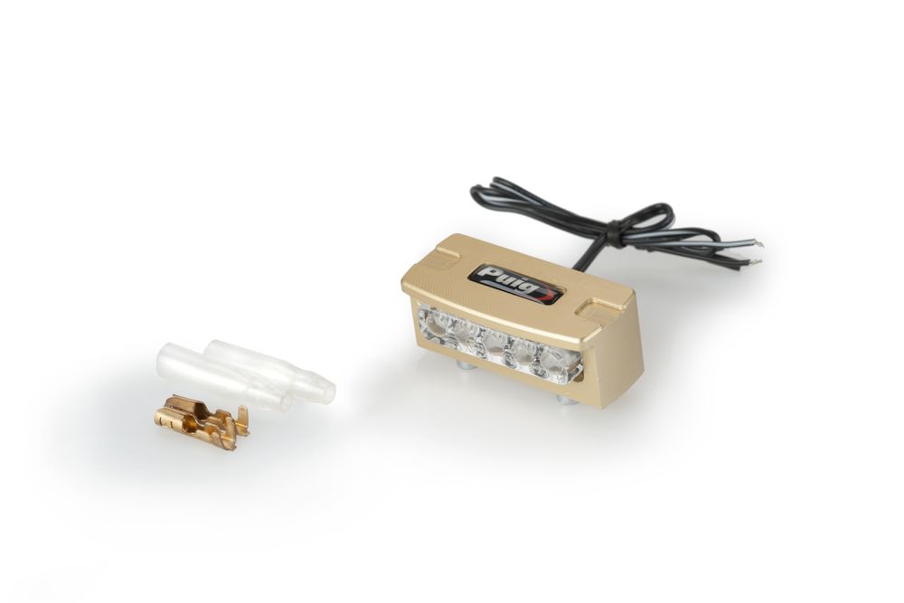 PUIG 4136O Led Kennzeichenlicht Flash passend fuer UNIVERSAL UNIVERSAL Gold