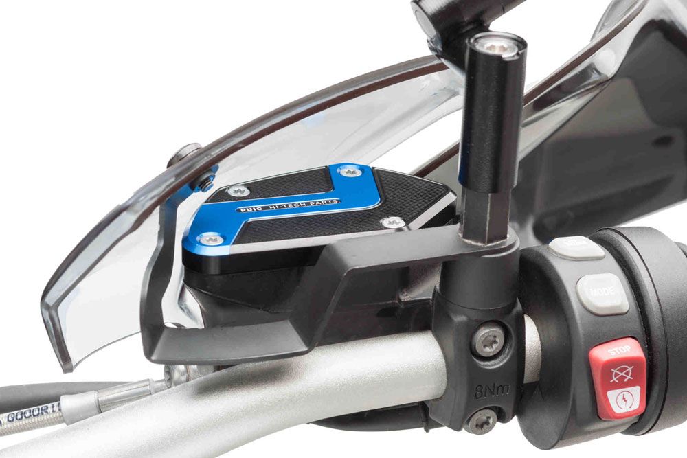 Puig 9273A1018 Hi-Tech CNC Deckel für Brems- und Kupplungsflüssigkeitsbehälter