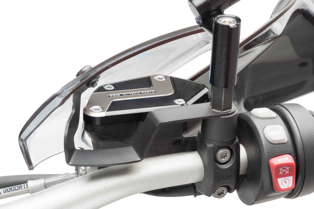 PUIG 9282P Kupplungsflüssigkeitsbehälterdeckel passend fuer BMW R1200GS Silber