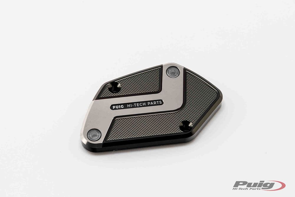 PUIG 9282P Kupplungsflüssigkeitsbehälterdeckel passend fuer BMW R1200GS Silber