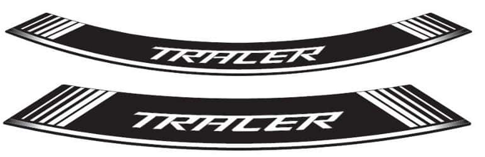 PUIG 9293B Rim Strips Specials passend fuer YAMAHA MT-09 TRACER Weiss