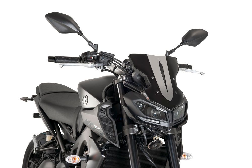 PUIG 9376N New Generation Sport passend fuer YAMAHA MT-09 Schwarz