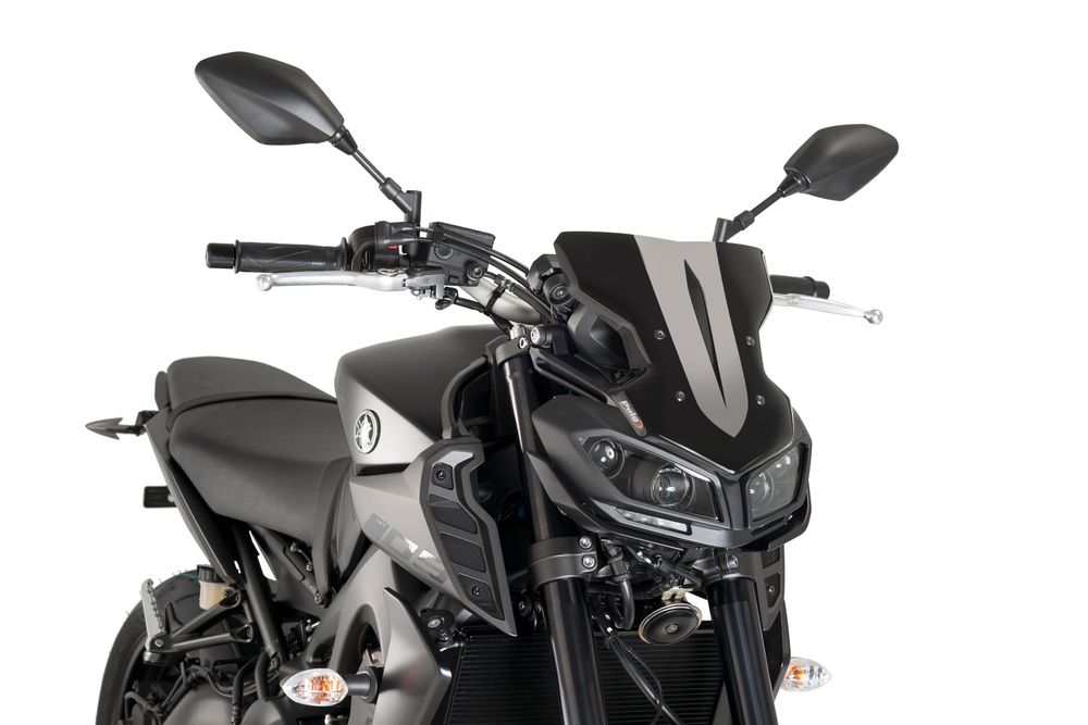 PUIG 9376N New Generation Sport passend fuer YAMAHA MT-09 Schwarz